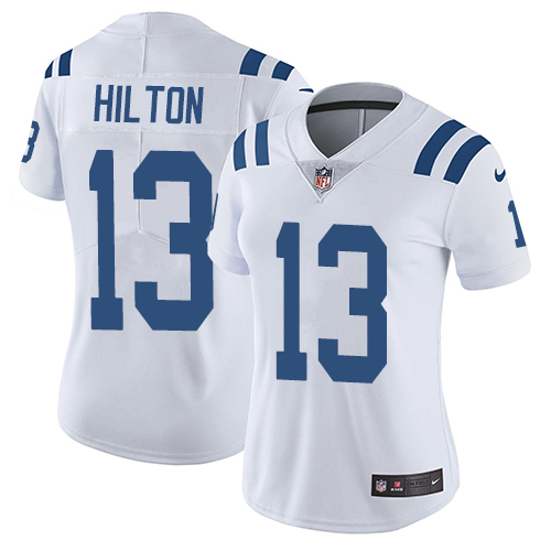 Indianapolis Colts 13 Limited T.Y. Hilton White Nike NFL Road Women JerseyVapor Untouchable jerseys